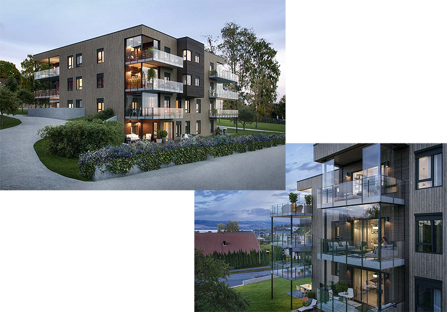 Ajer Gård Byggetrinn 3 Collage